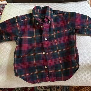Ralph Lauren Plaid Button Up 24M